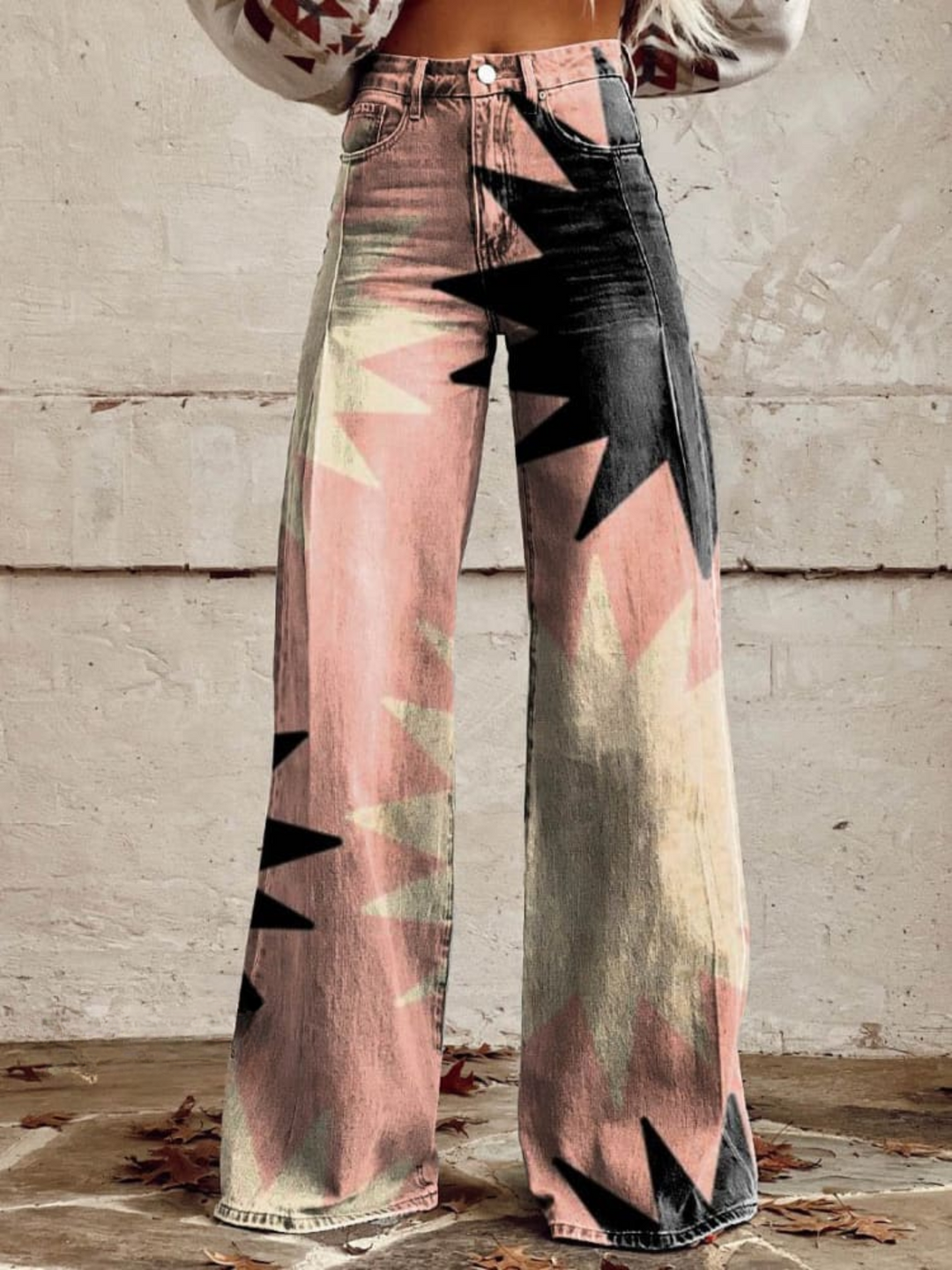 Pantalones de pata ancha hotsell